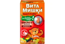 ВитаМишки Иммуно+, пастилки жев №60 облепиха
