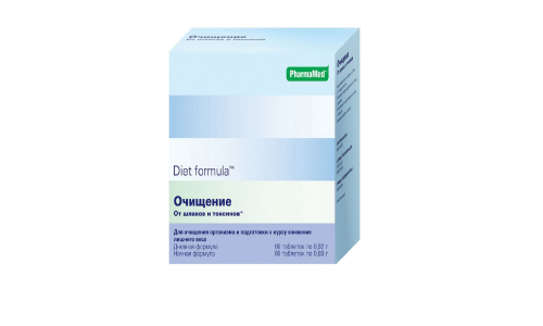 ДИЕТ ФОРМУЛА ОЧИЩЕНИЕ ОТ ШЛАКОВ И ТОКСИНОВ №60+№60 ТАБЛЕТКИ