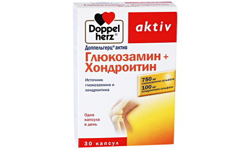 Доппельгерц Актив Глюкозамин+Хондроитин, капсулы №30