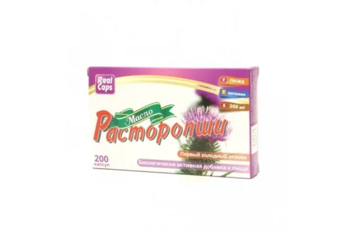 Масло расторопши с вит Е, капсулы №200