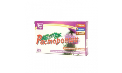 Масло расторопши с вит Е, капсулы №200