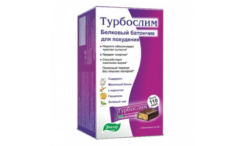 Турбослим батончик для похудения 50г №4