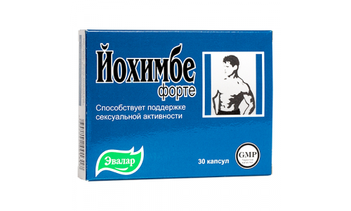 Йохимбе Форте, капсулы №30