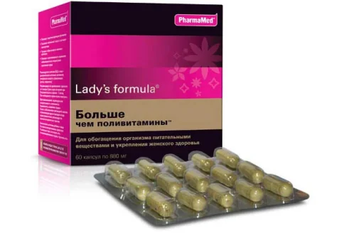 Леди С Формула Больше чем Поливитамины, капсулы №60