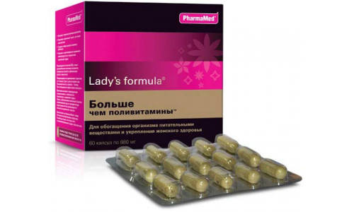 Леди С Формула Больше чем Поливитамины, капсулы №60