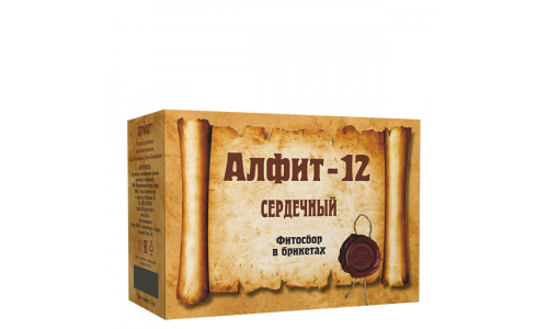 Алфит-12 фитосбор брикет 2г №60 сердечный