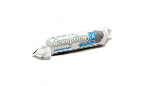 Аскорбин Ка Форте, таблетки жев №10 классич вкус