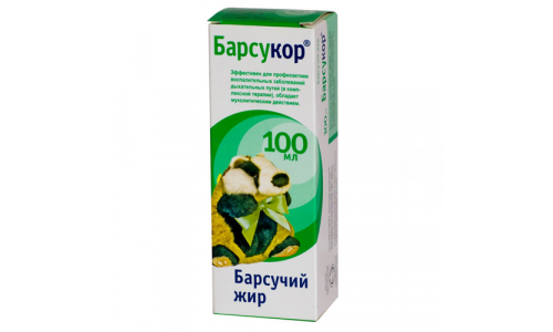 Барсукор Барсучий Жир, ж-ть для внутр примен 100мл