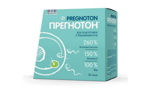 Прегнотон, порошок для раствора для внутр, саше 5г №30