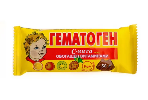 Гематоген С Вита Плюс плитка 50г