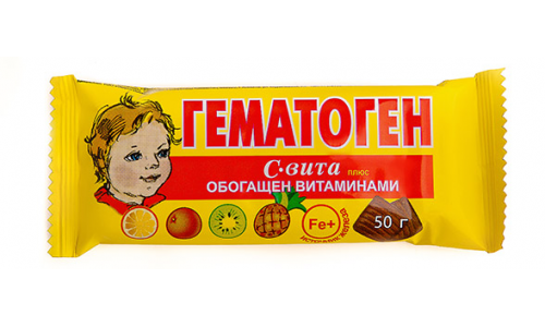 Гематоген С Вита Плюс плитка 50г