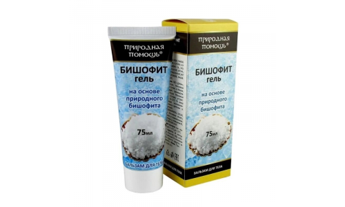 Бишофит Природная Помощь гель-бальзам д/тела 75мл