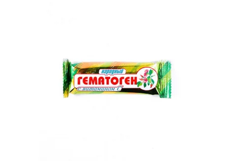 Гематоген Народный плитка 40г вит С