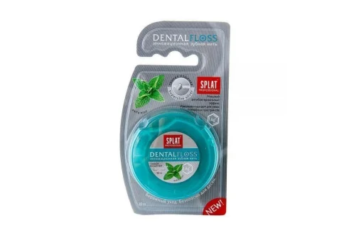 Сплат Профессионалl Dental Floss зубная нить 30м с волокнами серебра
