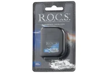 ЗУБНАЯ НИТЬ, РОКС BLACK EDITION 40М