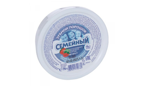 Зубной порошок Семейный 75г