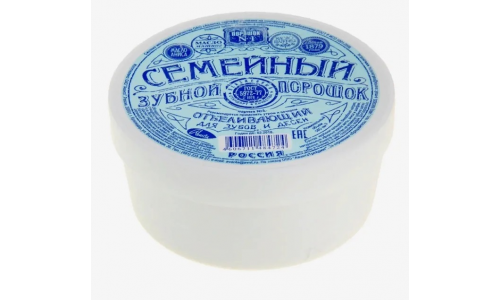 Зубной порошок Семейный 140г отбелив