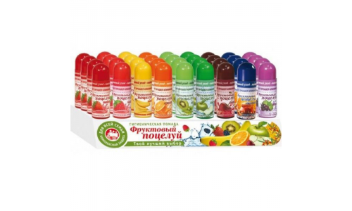 Фруктовый Поцелуй помада гигиен №36 набор микс
