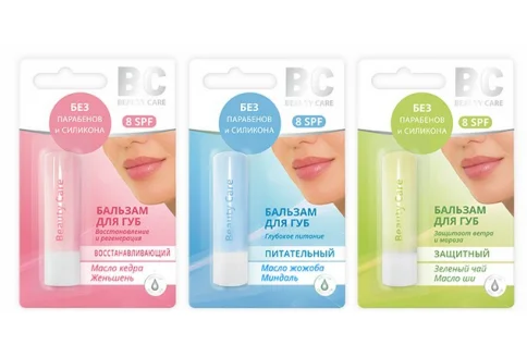 БиСи Beauty Care бальзам для губ 4,2г масло кедра-женьшень восстан