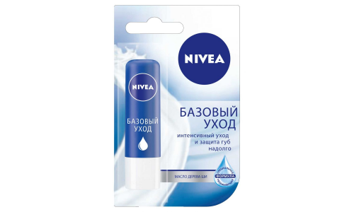 Нивеа бальзам для губ 4,8г базовый уход