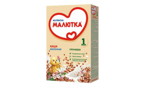 МАЛЮТКА КАША МОЛОЧНАЯ ГРЕЧНЕВАЯ 220Г
